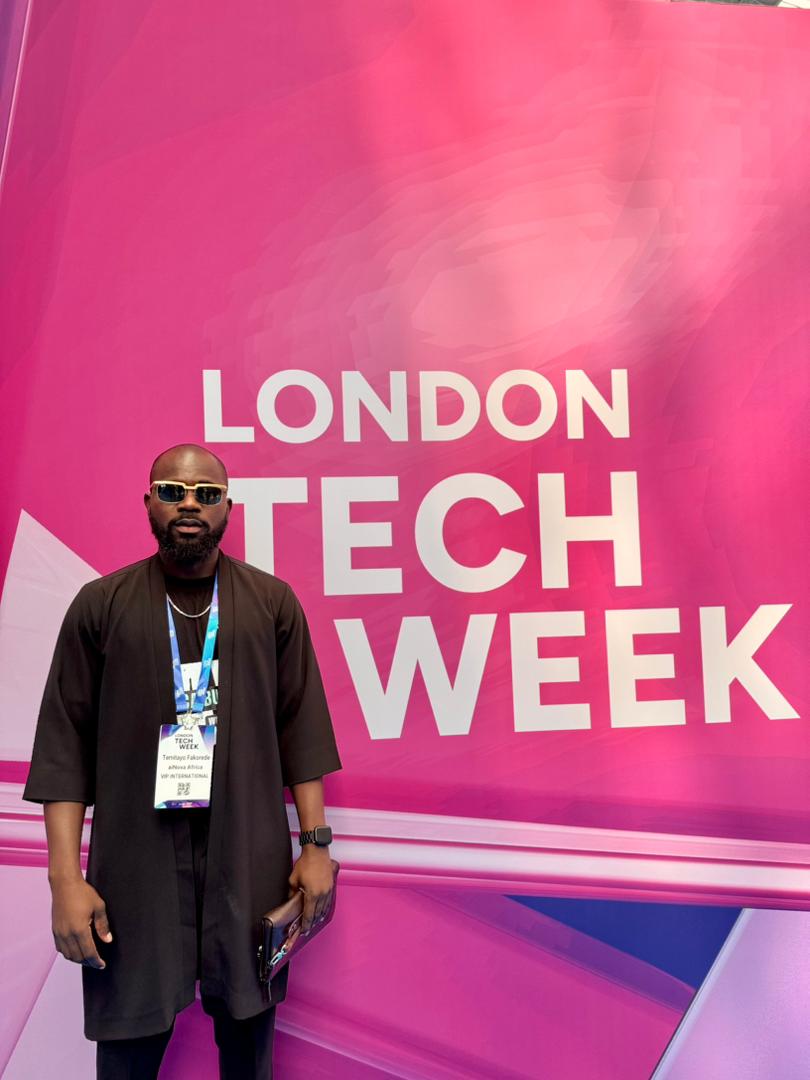 Damilare Fakorede of aiNova Africa Showcases Africa’s AI Leadership at London Tech Week 2025