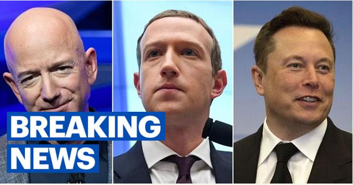 Jeff Bezos, Mark Zuckerberg And Elon Musk Lose $149 BILLION In One Day
