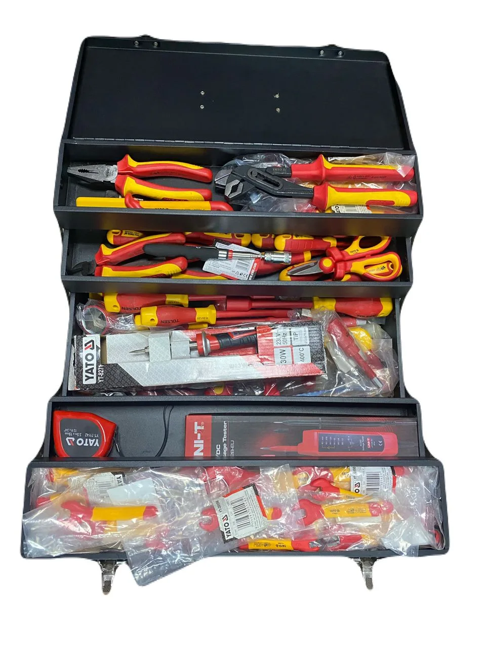 YATO 72PCS CUSTOM-BUILT ELECTRICAL TOOLS KIT
