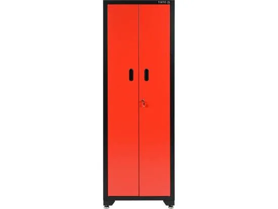 YATO YT-08931 2-DOOR TALL WORKSHOP CABINET WITH 3 SHELVES