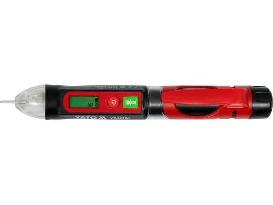 YATO YT-28320 AC VOLTAGE DETECTOR WITH LCD SCREEN