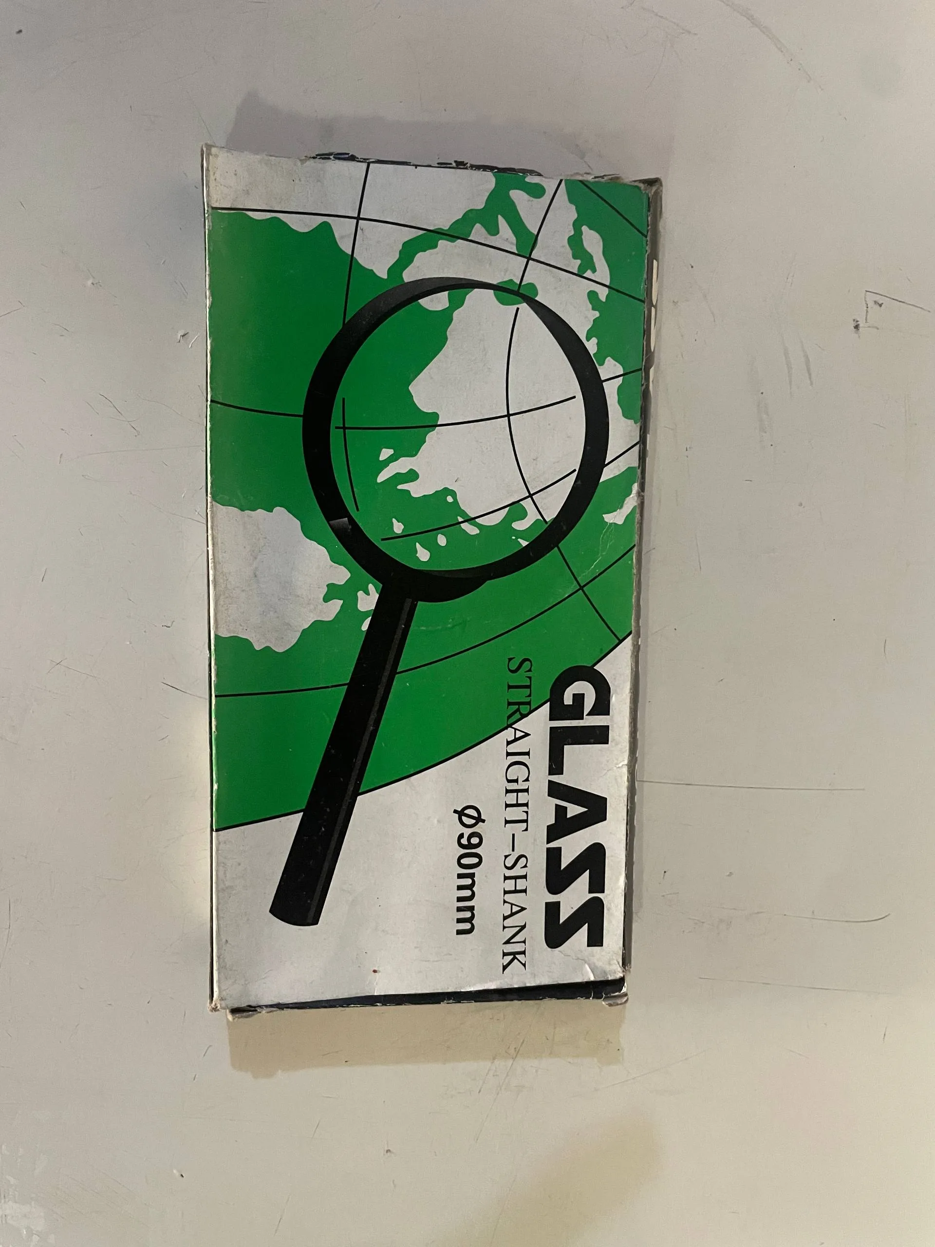 90MM MAGNIFYING GLASS STRAIGHT SHANK