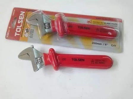 TOLSEN V40520 200MM/8″ 1000V ADJUSTABLE WRENCH