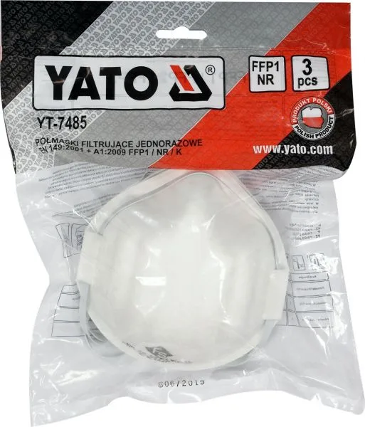 YATO YT-7485 DISPOSABLE DUST MASKS